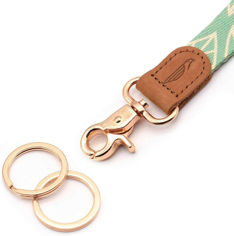 POCKT Lanyard for Keys Neck Lanyard Key Chain Holder for Men and Women - Cool Neck Lanyards for Keys, Wallets and ID Badge Holders | Leaves - Image 3
